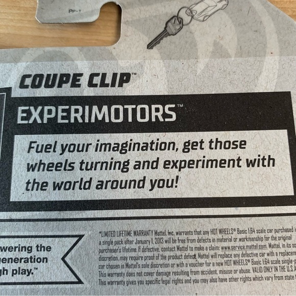 HOT Wheels Coupe Clip (Black) 2023 Experimotors Collectible Die Cast Car NWT - Picture 4 of 9